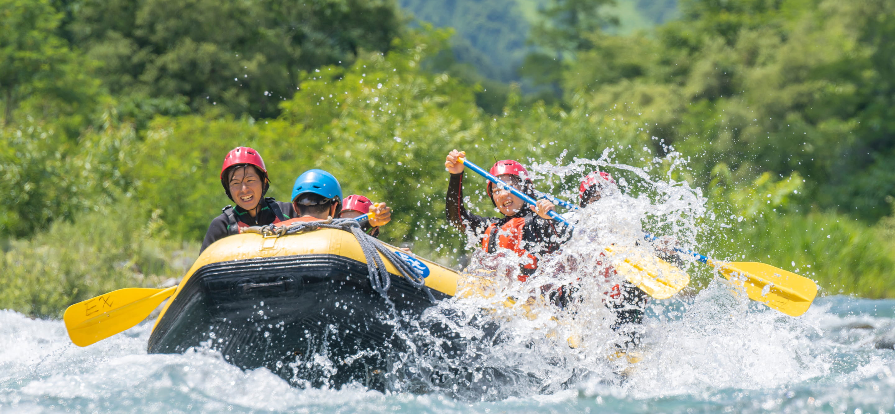 白馬姫川ラフティング